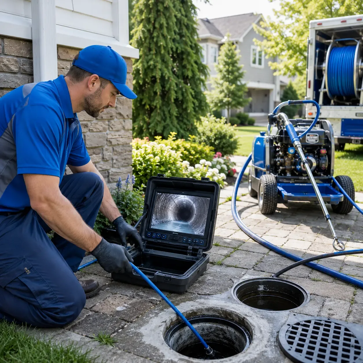 Outdoor drain cleaning professionals serving Tarawa Terrace, NC